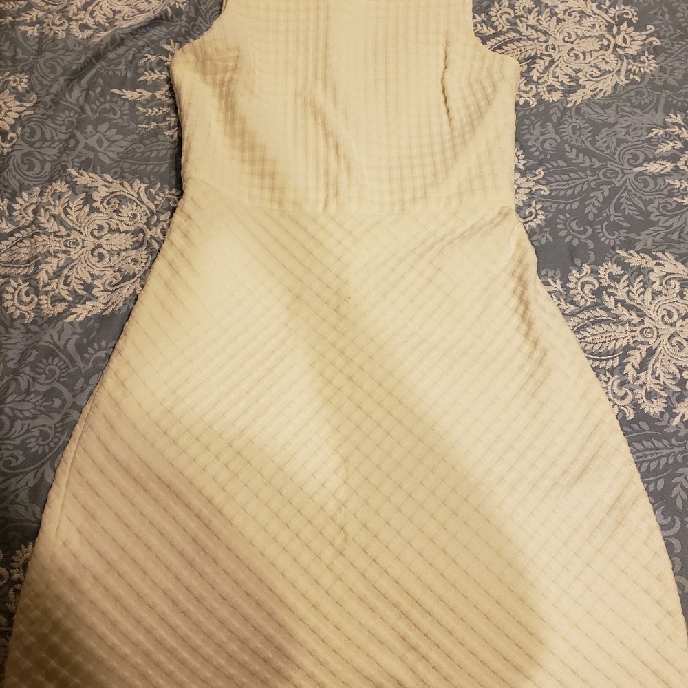 Theory Cream Mini Dress